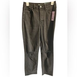 Wild Fable High Rise Distressed Jeans - Black